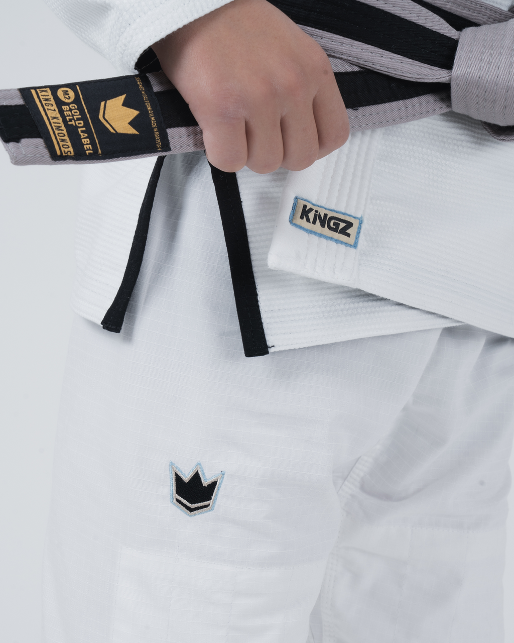 Kingz Nano 3.0 Youth Jiu Jitsu Gi - White