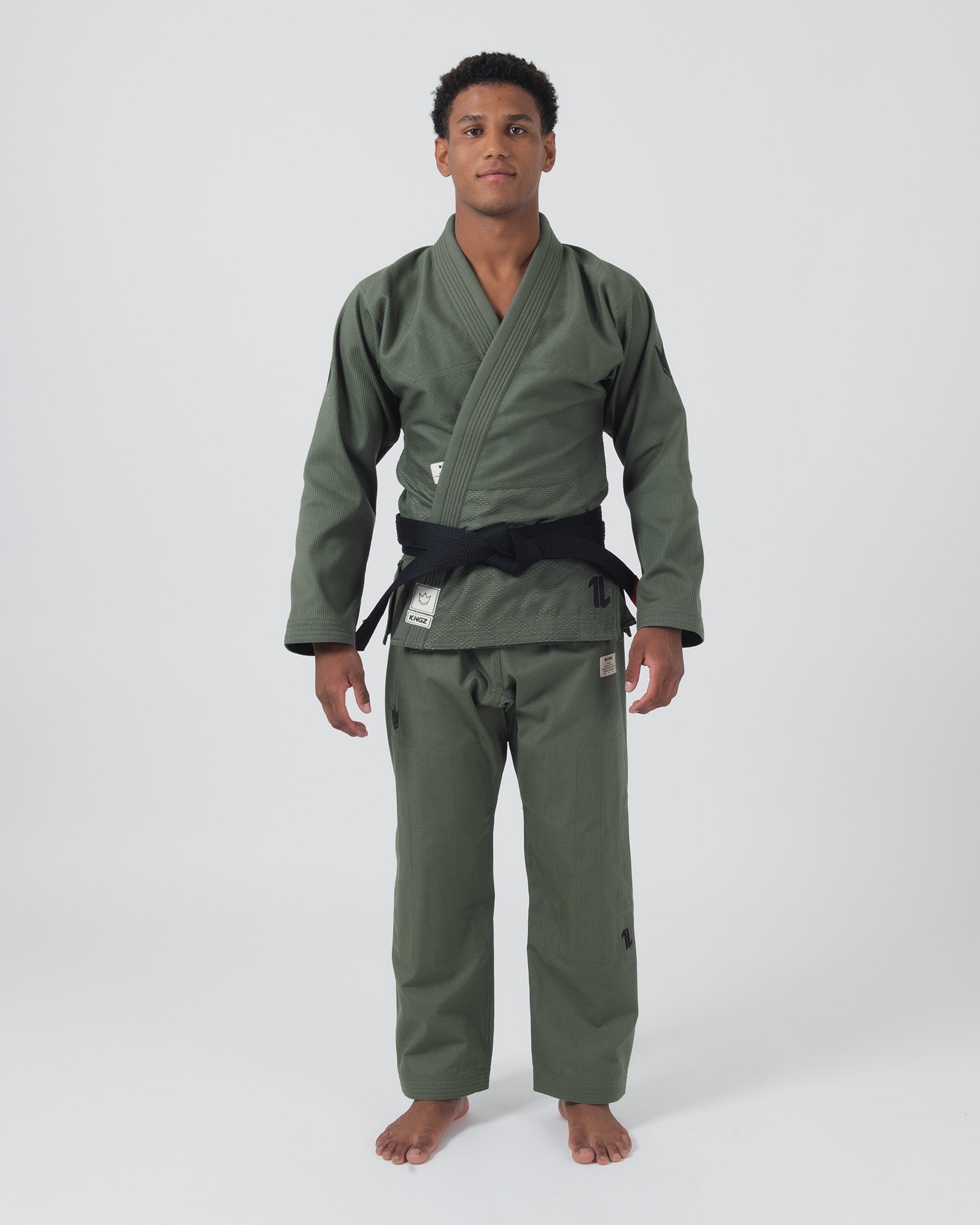 Kimono de Jiu-Jitsu Kingz The ONE - Verde Militar - Edição Limitada
