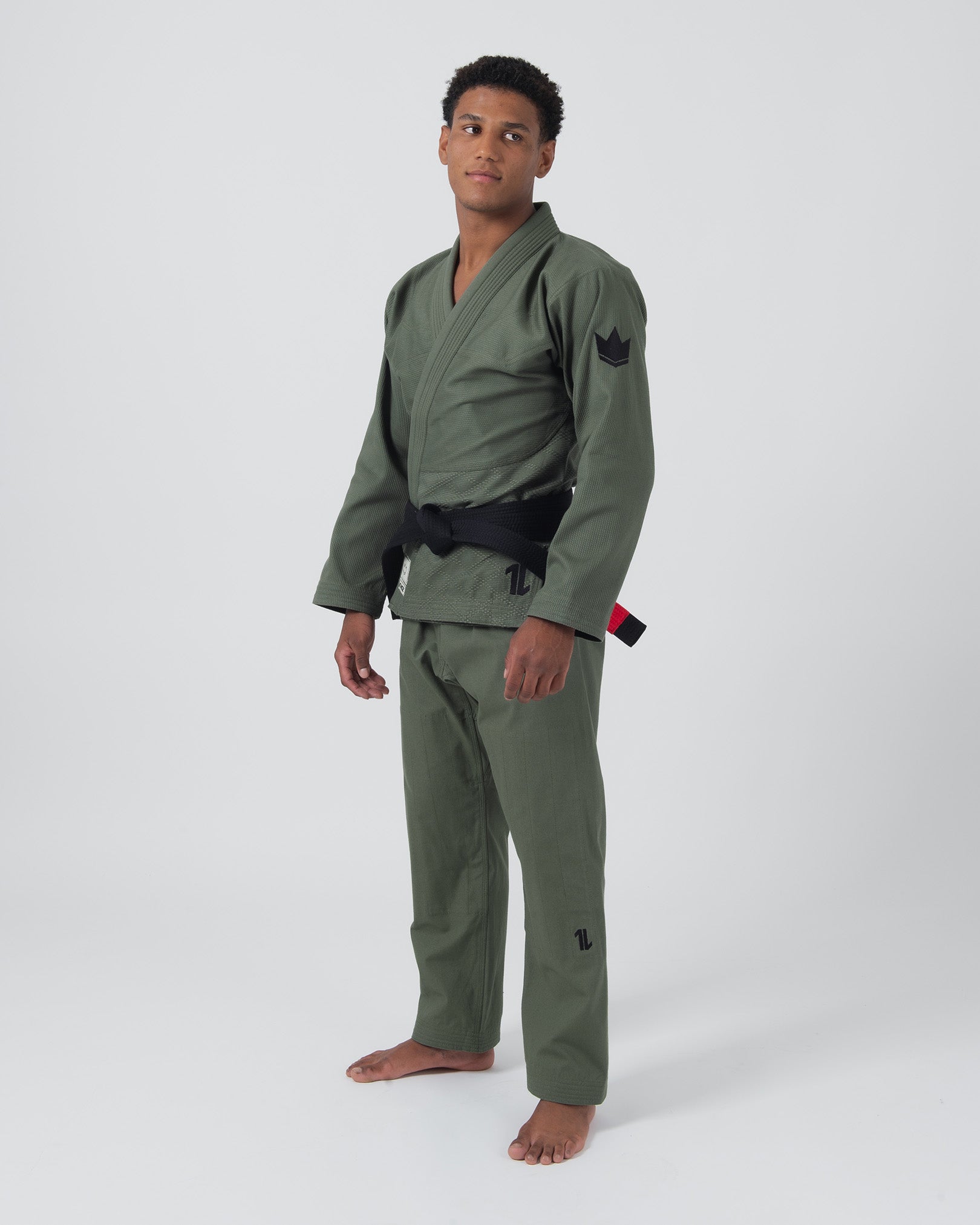 Kimono de Jiu-Jitsu Kingz The ONE - Verde Militar - Edição Limitada